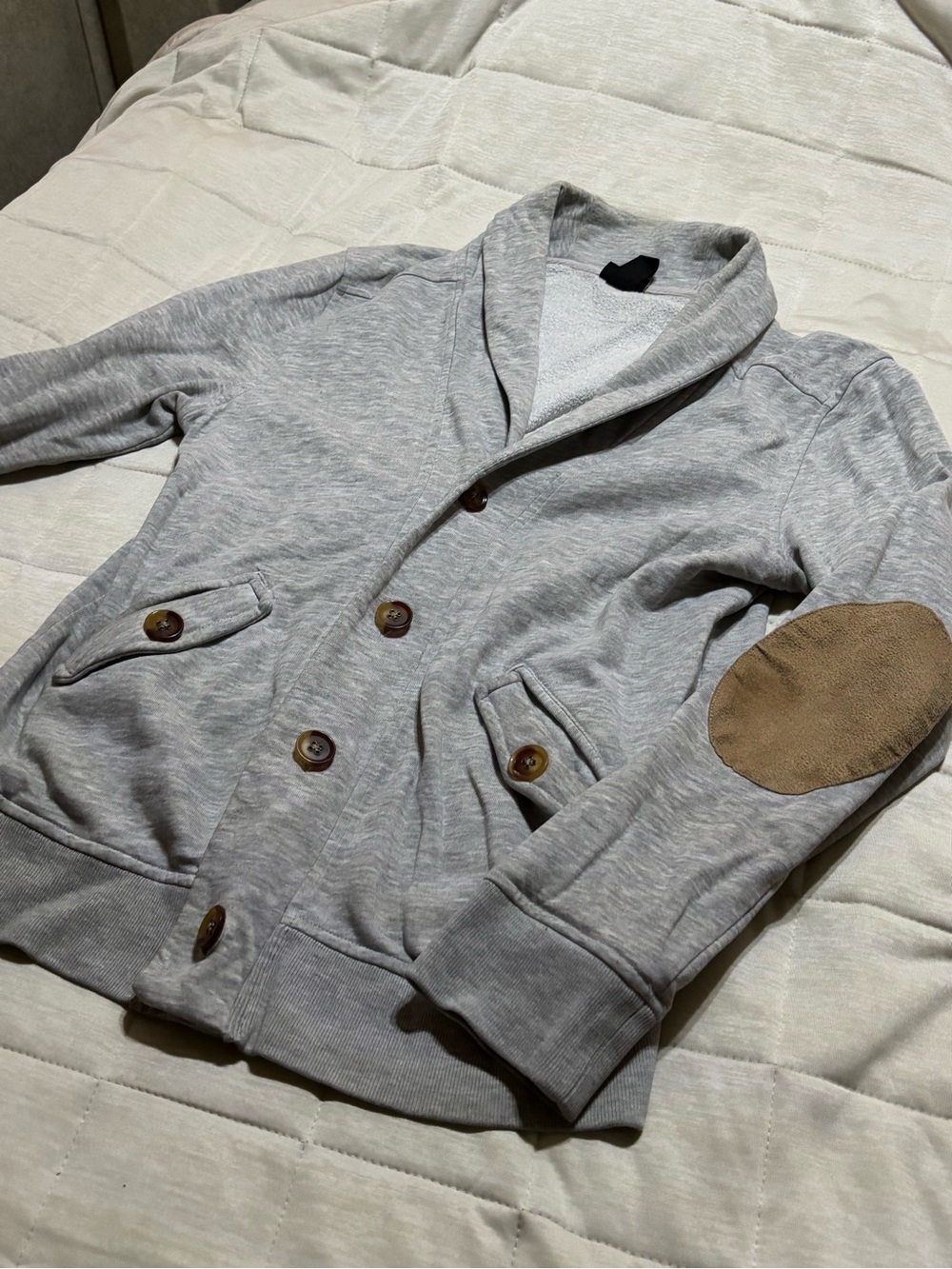 H&M Light Gray Cozy Pullover Hoodie